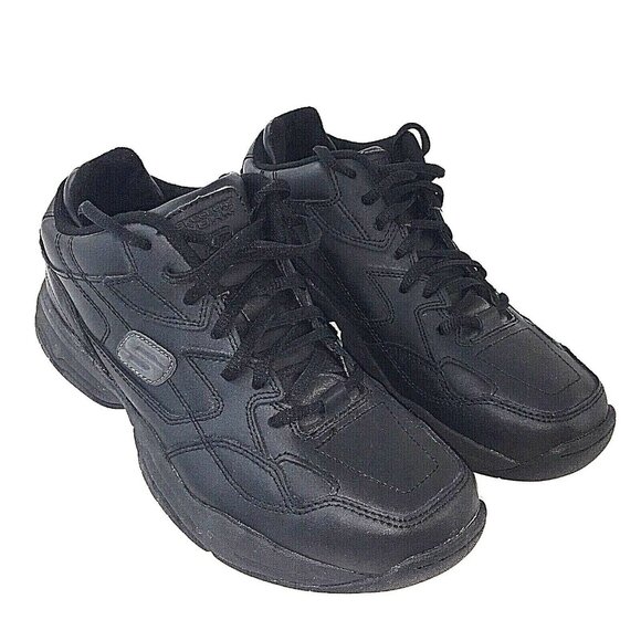 Skechers Womens Black Work Safety Shoes sz 8.5 US SN76340 Slip Resistant NWOB - Picture 3 of 12